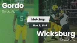 Matchup: Gordo vs. Wicksburg  2018