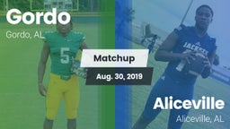 Matchup: Gordo vs. Aliceville  2019