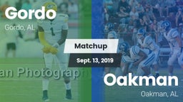 Matchup: Gordo vs. Oakman  2019