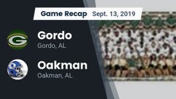 Recap: Gordo  vs. Oakman  2019