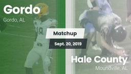 Matchup: Gordo vs. Hale County  2019