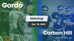 Matchup: Gordo vs. Carbon Hill  2019