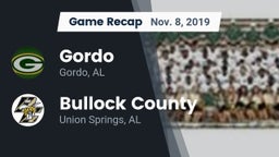 Recap: Gordo  vs. Bullock County  2019