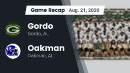 Recap: Gordo  vs. Oakman  2020