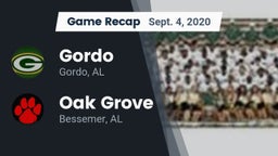 Recap: Gordo  vs. Oak Grove  2020