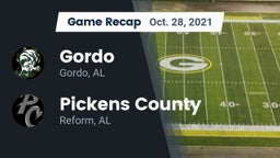 Recap: Gordo  vs. Pickens County  2021