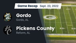 Recap: Gordo  vs. Pickens County  2022