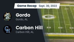 Recap: Gordo  vs. Carbon Hill  2022
