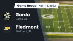 Recap: Gordo  vs. Piedmont  2022