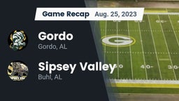 Recap: Gordo  vs. Sipsey Valley  2023