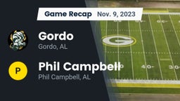 Recap: Gordo  vs. Phil Campbell  2023