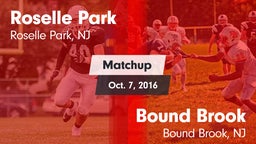 Matchup: Roselle Park vs. Bound Brook  2016