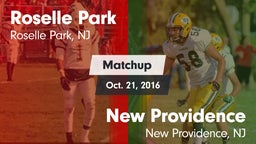 Matchup: Roselle Park vs. New Providence  2016