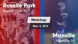 Matchup: Roselle Park vs. Manville  2016