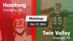 Matchup: Hamburg vs. Twin Valley  2016