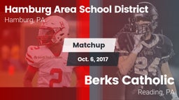 Matchup: Hamburg Area School vs. Berks Catholic  2017