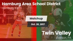 Matchup: Hamburg Area School vs. Twin Valley  2017