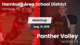 Matchup: Hamburg Area School vs. Panther Valley  2018