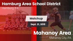 Matchup: Hamburg Area School vs. Mahanoy Area  2018