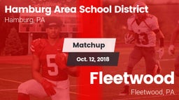 Matchup: Hamburg Area School vs. Fleetwood  2018
