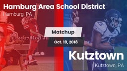 Matchup: Hamburg Area School vs. Kutztown  2018