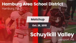 Matchup: Hamburg Area School vs. Schuylkill Valley  2018