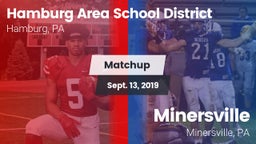 Matchup: Hamburg Area School vs. Minersville  2019