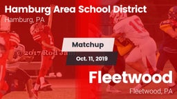 Matchup: Hamburg Area School vs. Fleetwood  2019