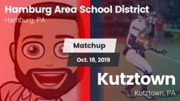 Matchup: Hamburg Area School vs. Kutztown  2019