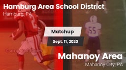 Matchup: Hamburg Area School vs. Mahanoy Area  2020