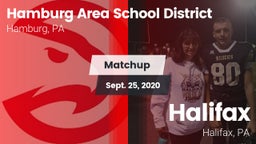 Matchup: Hamburg Area School vs. Halifax  2020