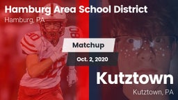 Matchup: Hamburg Area School vs. Kutztown  2020