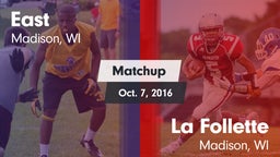 Matchup: East vs. La Follette  2016