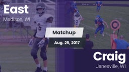 Matchup: East vs. Craig  2017