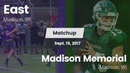 Matchup: East vs. Madison Memorial  2017