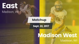Matchup: East vs. Madison West  2017