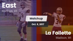 Matchup: East vs. La Follette  2017