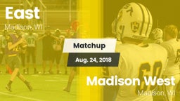 Matchup: East vs. Madison West  2018