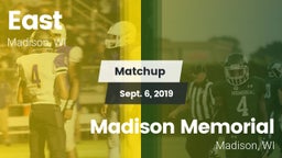 Matchup: East vs. Madison Memorial  2019