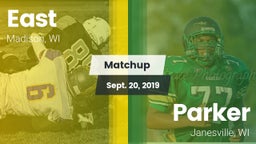 Matchup: East vs. Parker  2019