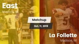 Matchup: East vs. La Follette  2019