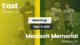 Matchup: East vs. Madison Memorial  2020