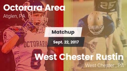 Matchup: Octorara Area vs. West Chester Rustin  2016