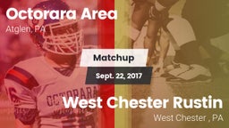 Matchup: Octorara Area vs. West Chester Rustin  2017