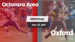 Matchup: Octorara Area vs. Oxford  2017