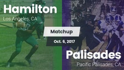 Matchup: Hamilton vs. Palisades  2017