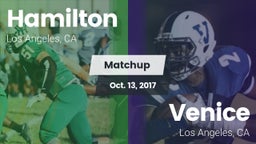 Matchup: Hamilton vs. Venice  2017