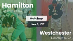 Matchup: Hamilton vs. Westchester  2017