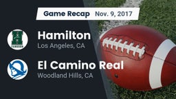 Recap: Hamilton  vs. El Camino Real  2017