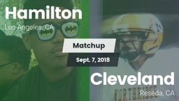 Matchup: Hamilton vs. Cleveland  2018